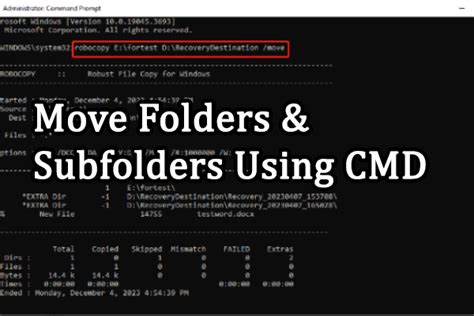 copy folder and subfolders windows cmd