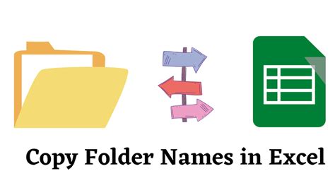 copy folder names to excel windows 10