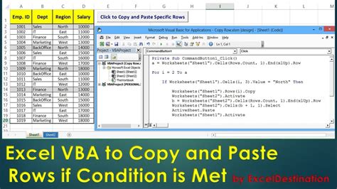 Copy Range With Condition Vba
