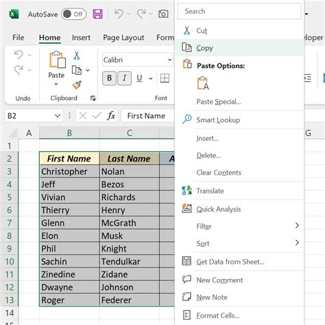 copy table from excel to word with formatting