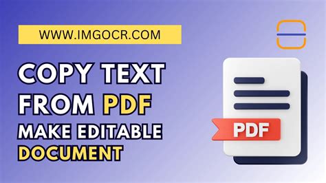 Copy Text From PDF With 100 Accuracy With OCR Editor