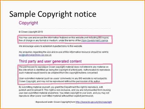 Copyright Notice 7+ Examples, Format, Pdf Examples