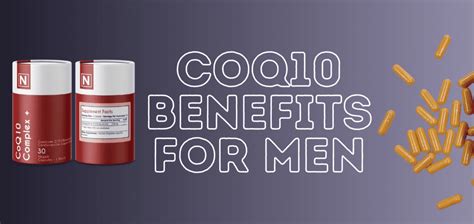 coq10 health benefits for men