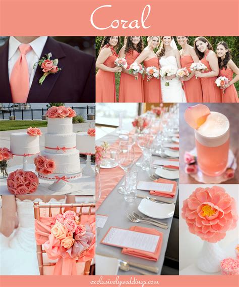 8 Stunning Coral Wedding Color Combos for 2019 Coral wedding colors