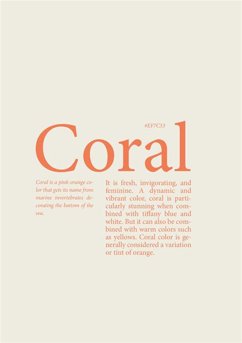 Coral Color Quotes