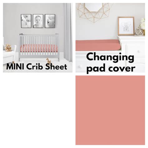 Coral Colored Crib Sheets