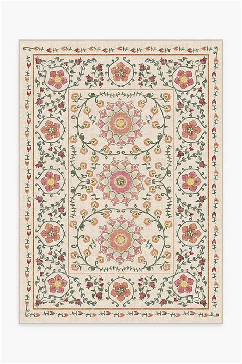 VP Astoria Coral Teppich Designercarpets korallenrot, elfenbeinweiss