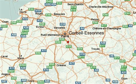 CARTE DE CORBEILESSONNES Situation géographique et population de