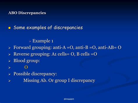 cord blood abo discrepancy