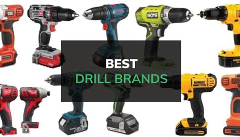 Cordless Drill Brands List