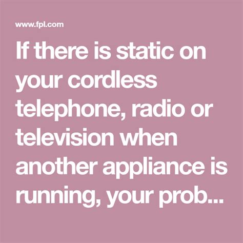 Cordless Phone Interference Problem