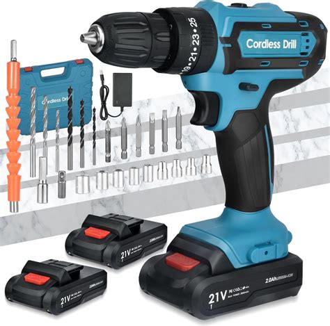 Cordless Screwdriver Drill Set