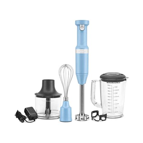 Cordless Variable Speed Hand Blender With Chopper And Whisk