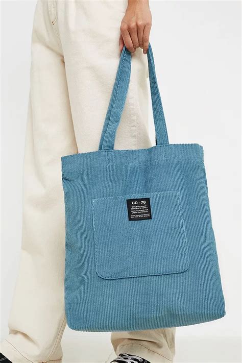 Get Ready for Fall with a Stylish Corduroy Tote Bag - Perfect for Any Occasion