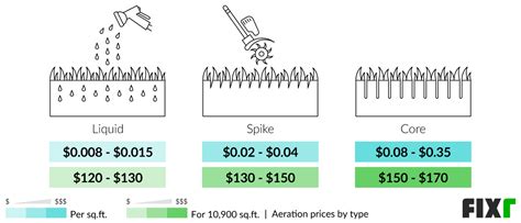 core aeration cost