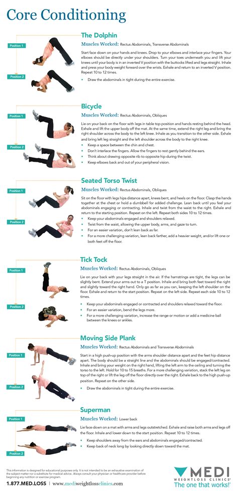 Core Exercises Intermediate