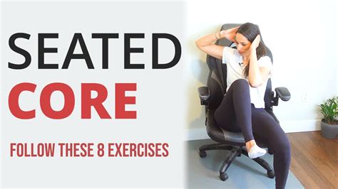 Core Exercises While Sitting In A Chair