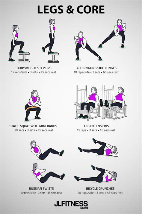 core leg exercises