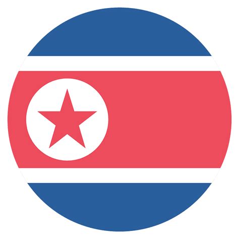 coreia do norte bandeira emoji