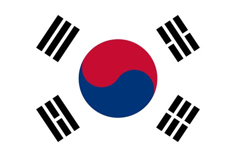 coreia do sul bandeira e hino