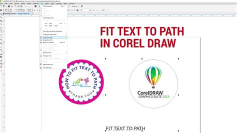 Corel Draw Text To Path