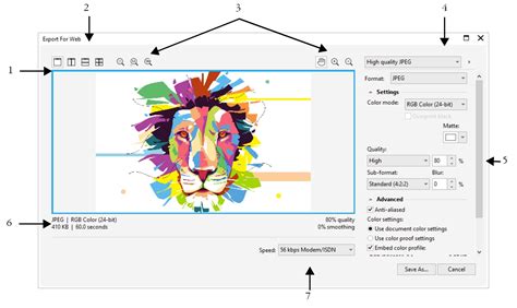 coreldraw export file formats