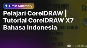 coreldraw x7 save as indonesia