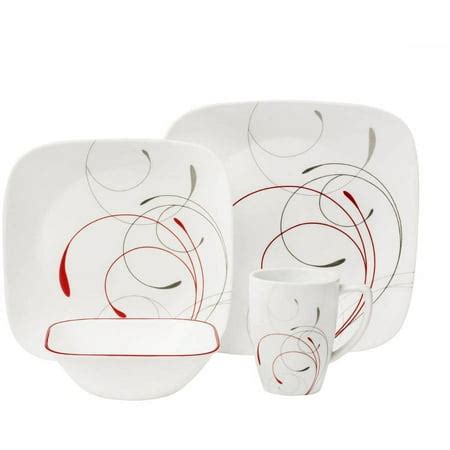 Corelle Splendor Square Dinnerware Set