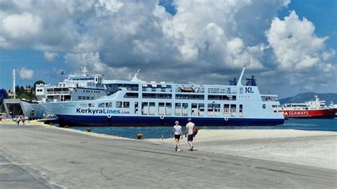 corfu airport to ferry port