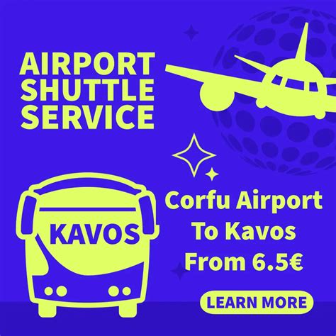 corfu airport to kavos transfer