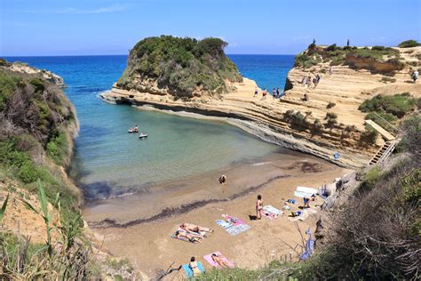 corfu on the beach