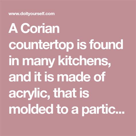 Corian Countertop Quote