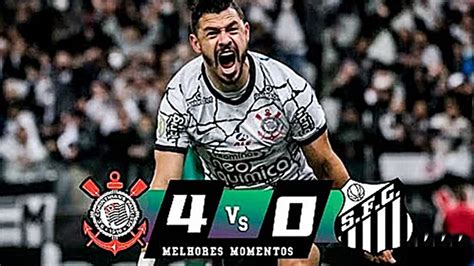 corinthians 4x0 santos