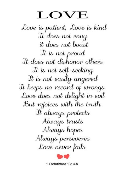 corinthians love is patient poem