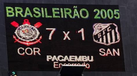 corinthians x santos 7x1