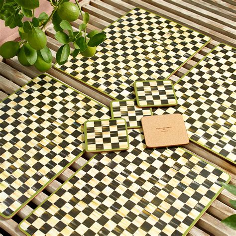 Cork Back Placemats Set