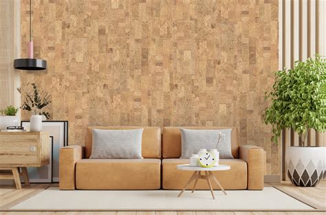 Cork Tile Feature Wall