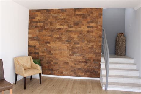 Cork Tile Wall Covering