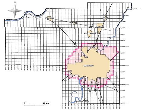 Corman Park Saskatoon Map