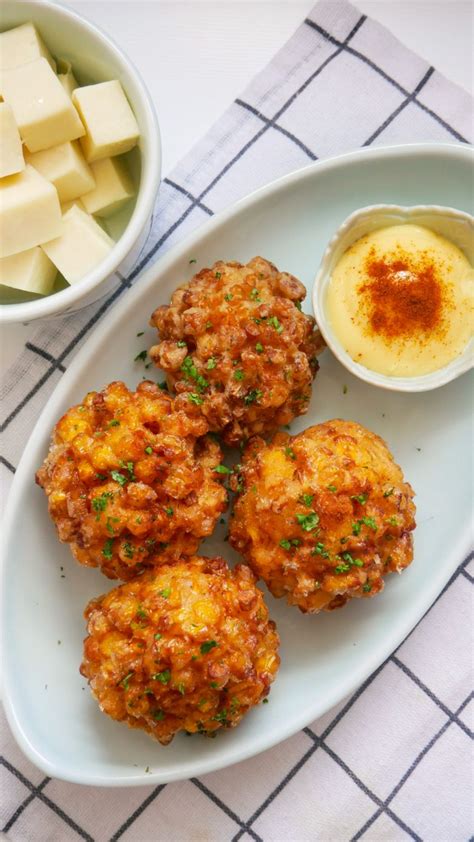 Corn Cheese Balls Without Frying