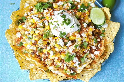 Corn Cheese Nachos