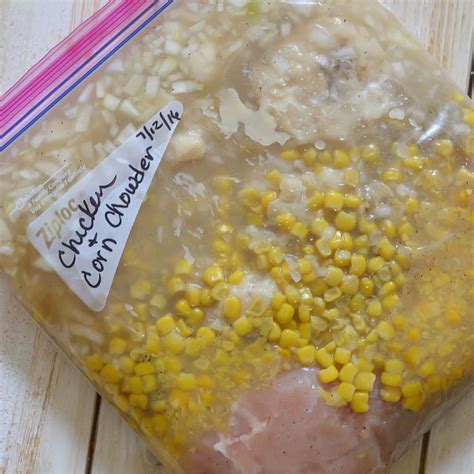Corn Chowder Freezer Meal