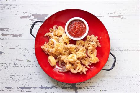 Corn Flour Fried Squid