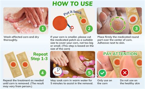 Corn Remover Pad Instructions