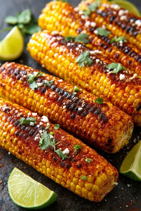 Corn Roasted On Fire
