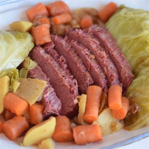 corned beef and cabbage in ninja foodie