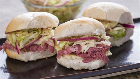 Corned Beef And Cabbage Sliders