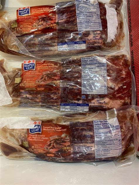 Corned Beef Brisket Maple Leaf