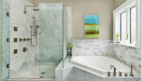 Corner bathtub | Tub remodel, Bathtub remodel, Bathtub decor