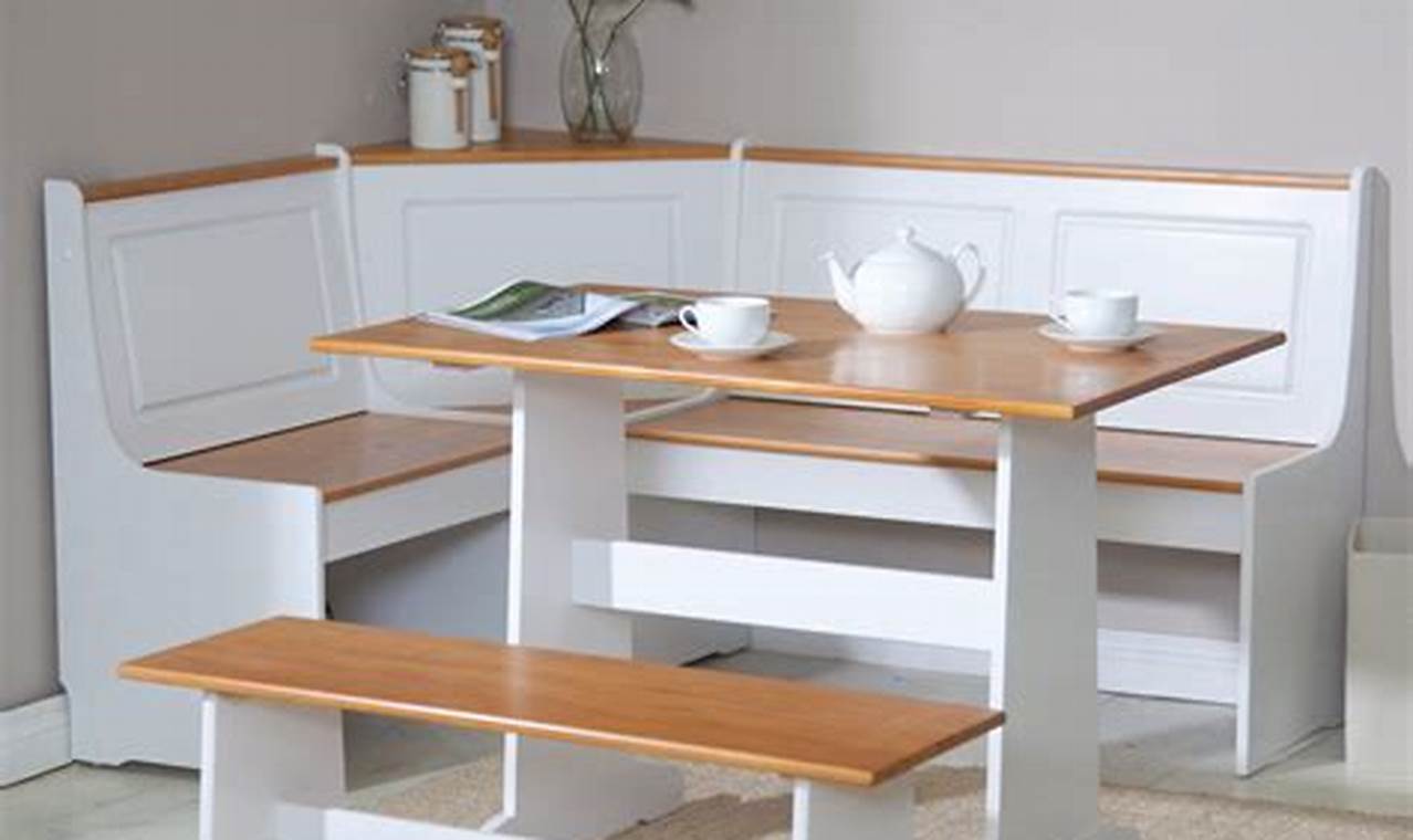Corner Kitchen Tables with Benches and Chairs: A Guide to Choosing the Right One for Your Home